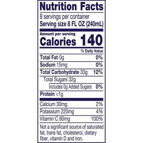 Welch's Grape White Peach Juice, 64 Ounce -- 8 per case
