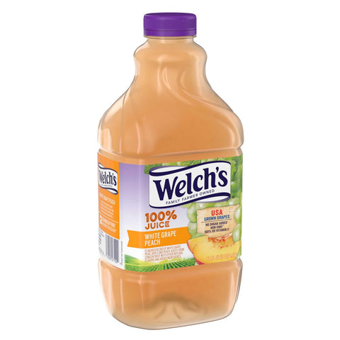 Welch's Grape White Peach Juice, 64 Ounce -- 8 per case