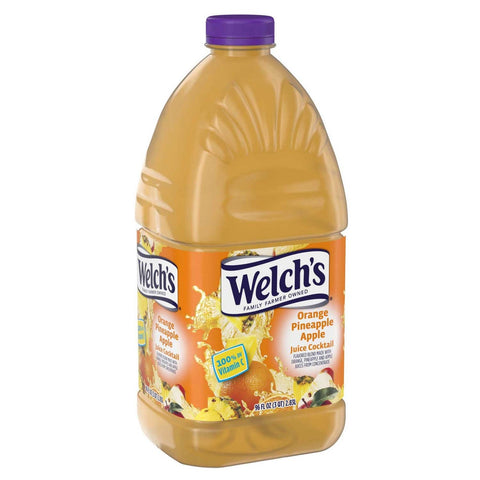 Welchs Orange Pineapple Apple Juice Cocktail, 96 Fluid Ounce -- 6 per case.