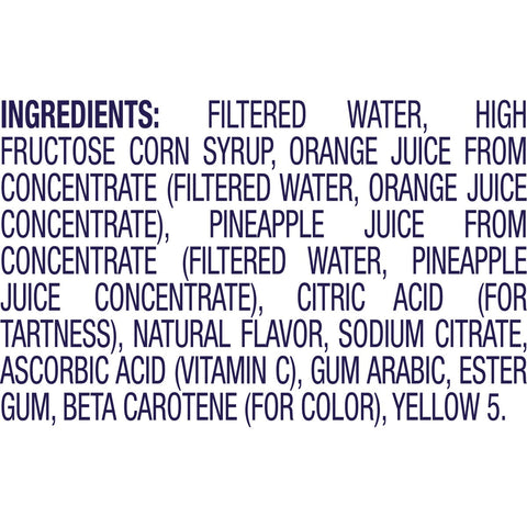 Welchs Orange Pineapple Juice Drink Blend, 16 Fluid Ounce -- 12 per case.