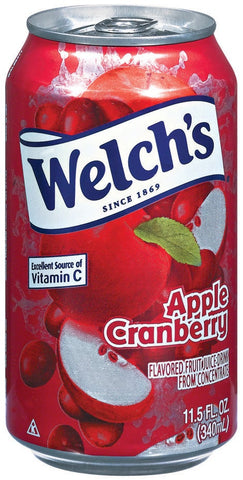 Welch's 100 Percent Apple Cranberry Juice, 11.5 Ounce -- 24 Case