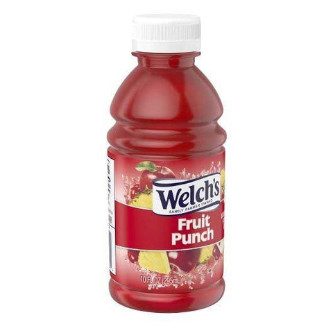 Welchs Plastic Fruit Punch Drink, 10 Fluid Ounce -- 24 per case