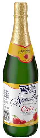 Welchs 100 Percent Apple Cider Sparkling Juice, 25.4 Fluid Ounce -- 12 per case