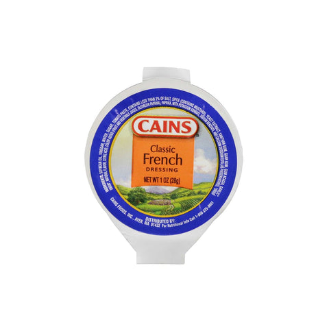 Cains French Dressing, 1 Ounce -- 200 per case.
