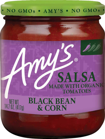 Amys Black Bean and Corn Salsa, 14.7 Ounce -- 6 per case.