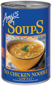 Amys No Chicken Noodle Soup, 14.1 Ounce -- 12 per case.