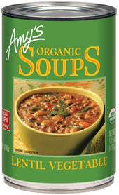 Amys Organic Lentil Vegetable Soup, 14.5 Ounce -- 12 per case.