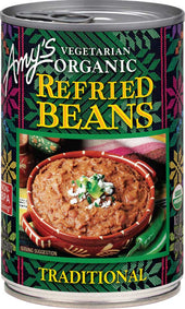 Amys Organic Traditional Refried Beans, 15.4 Ounce -- 12 per case.