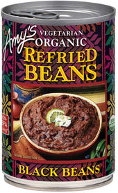 Amys Organic Refried Black Beans, 15.4 Ounce -- 12 per case.