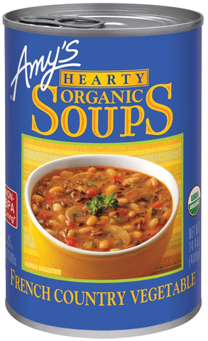 Amys Organic Hearty French Country Vegetable Soup, 14.4 Ounce -- 12 per case.