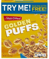 Malt O Meal Golden Puff Cereal, 7.7 Ounce -- 12 per case.