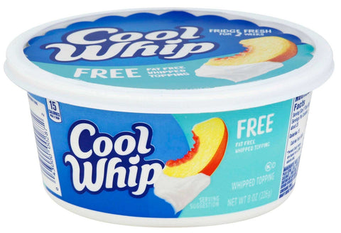 Cool Whip Fat Free Whipped Topping, 8 Ounce -- 24 per case