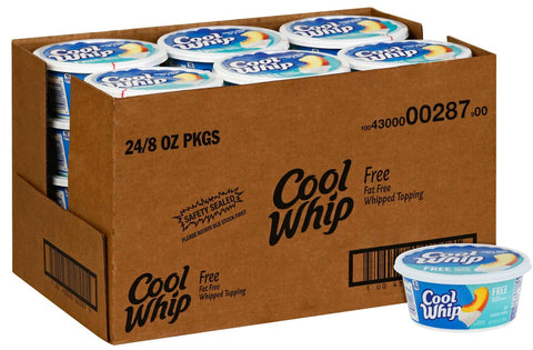 Cool Whip Fat Free Whipped Topping, 8 Ounce -- 24 per case