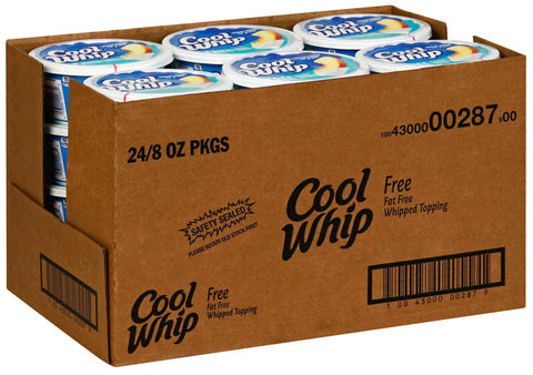 Cool Whip Fat Free Whipped Topping, 8 Ounce -- 24 per case