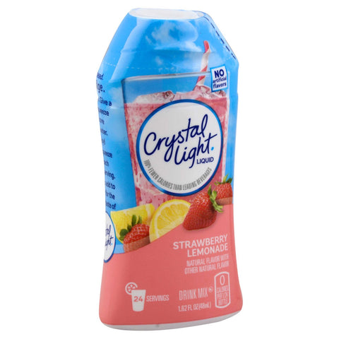 Crystal Light Liquid Concentrate Strawberry Lemonade Beverage, 1.62 Fluid Ounce -- 12 per case.