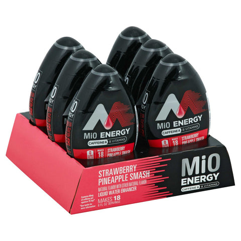 Mio Energy Strawberry Pineapple Smash Liquid Water Enhancer, 1.62 Fluid Ounce -- 12 per case