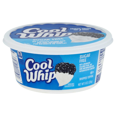 Cool Whip Sugar Free Whipped Topping, 8 Ounce -- 12 per case