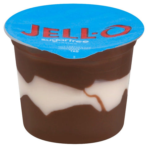 Jell O Sugar Free Chocolate Vanilla Swirls Pudding Dessert, 1.812 Pound -- 6 per case.
