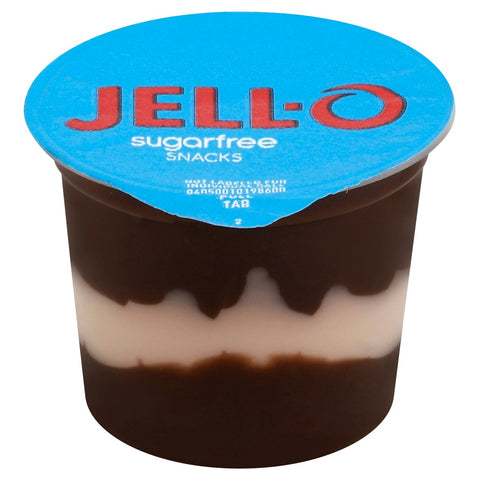 Jell O Sugar Free Chocolate Vanilla Swirls Pudding Dessert, 1.812 Pound -- 6 per case.