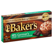 Bakers German Sweet Chocolate Baking Bar, 4 Ounce -- 12 per case.