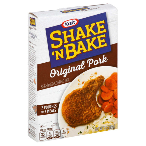 Shake N Bake Original Pork Coating Mix, 5 Ounce -- 12 per case.