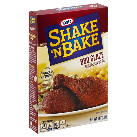 Shake N Bake Barbecue Glaze Coating Mix, 6 Ounce -- 8 per case.