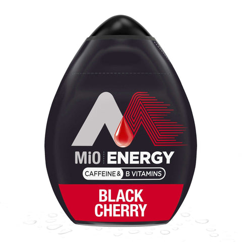 MiO Black Cherry Energy Liquid Water Enhancer, 1.62 Ounce -- 36 per case