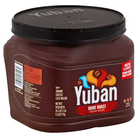 Yuban Dark Roast Ground Coffee, 1.581 Pound -- 6 per case.