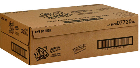 Cool Whip Mix Ins Double Chocolate Brownie Whipped Topping, 8 Ounce -- 12 per case