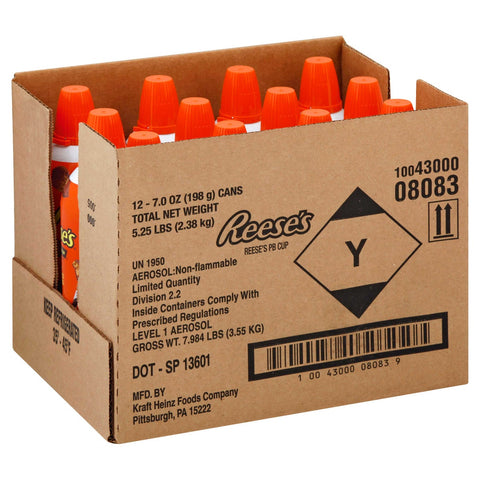 Reeses Peanut Butter Whipped Topping , 7 Ounce -- 12 per case.