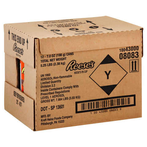 Reeses Peanut Butter Whipped Topping , 7 Ounce -- 12 per case.