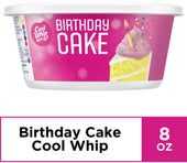 Cool Whip Mix Ins Birthday Cake Whipped Topping, 8 Ounce -- 12 per case
