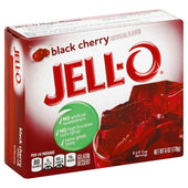 Jello Black Cherry Gelatin, 6 Ounce -- 24 Case