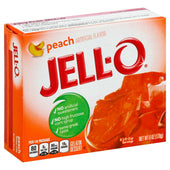 Kraft Jello O Gelatin Peach Dessert, 6 Ounce -- 24 per case.