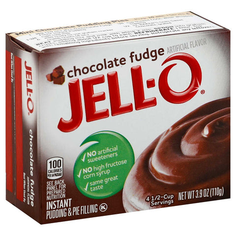 Jello Instant Chocolate Fudge Pudding, 3.9 Ounce -- 24 Case