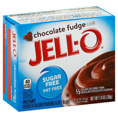 Jello Chocolate Fudge Fat Free Pudding, 1.4 Ounce -- 24 Case