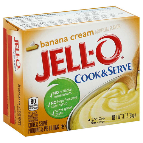 Jello Pudding Banana Cream , 3 Ounce -- 24 Case
