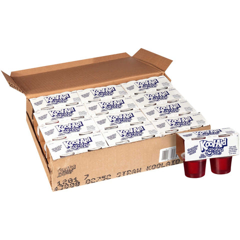 Handi Snacks Strawberry Gelatin 4 Pack 12 Case 14 Ounce