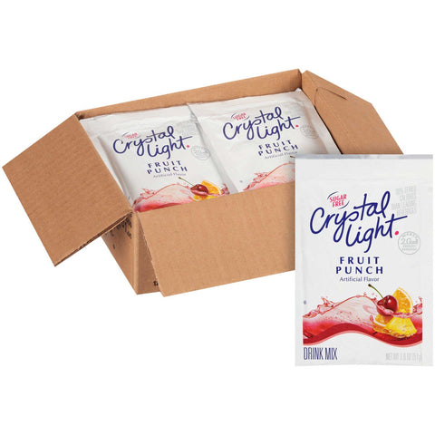 Crystal Light Fruit Punch 12 Envelopes Per Case - Each Makes 2 Gallons