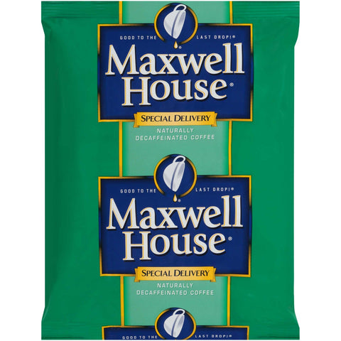 Maxwell House Special Delivery Decaffeinated Ground Coffee, 1.5 ounce -- 42 per case