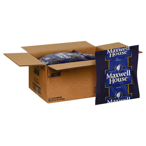 Maxwell House Ground Coffee - 12/2 lb. bags per box, 6 boxes per case