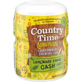 Country Time Lemonade Drink Mix, 19 Ounce -- 12 per case
