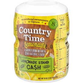 Country Time Lemonade Drink Mix, 19 Ounce -- 12 per case