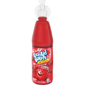 Kool-Aid Bursts Cherry Ready-to-Drink Juice Bottle, 6.75 ounce -- 12 per case