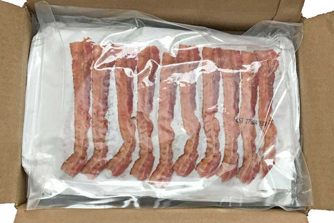 Patrick Cudahy Golden Crisp Fully Cooked Packaged Bacon Strips, 1.8 Pound -- 2 per case.