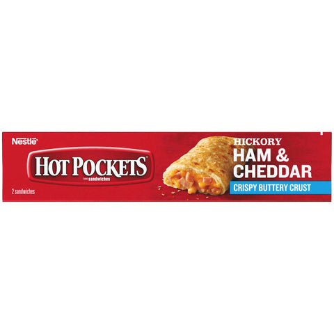 Nestle Hot Pockets Ham and Cheese Stuffed Sandwich, 9 Ounce -- 8 per case.