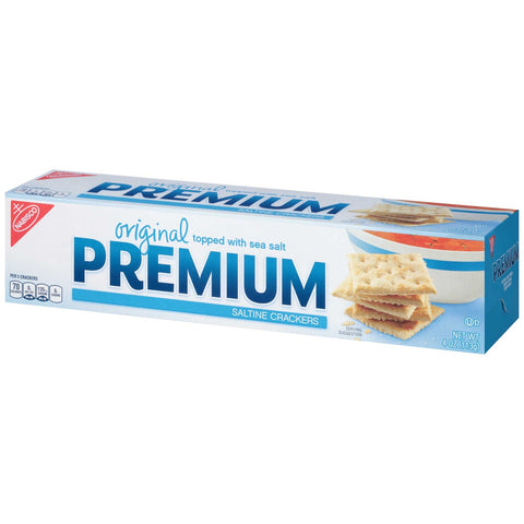 Kraft Nabisco Premium Original Saltine Cracker, 4 Ounce -- 12 per case.