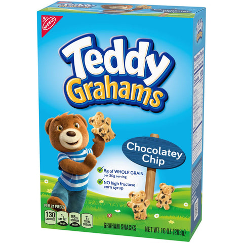 Teddy Grahams Chocolate Chip - 10 oz. box, 6 per case