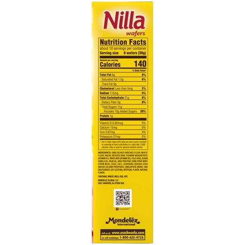 Nilla Wafer Cookie, 11 Ounce -- 12 per case.