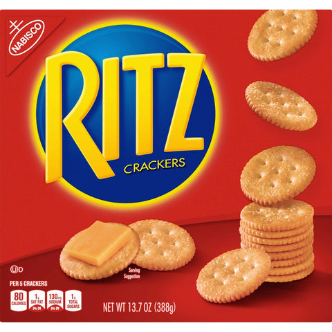 Nabisco Ritz Original Cracker, 13.7 Ounce -- 12 per case.